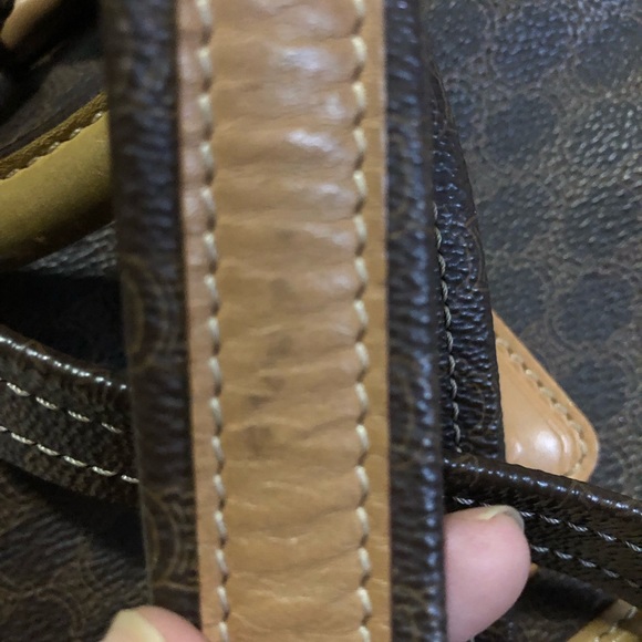 TODAY ONLY: AUTHENTIC CELINE MCADAM BACKPACK - MED signs of wear - faded Logo - Picture 12 of 12